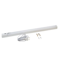 ULI-L24-8W/4200K SENSOR IP20 WHITE Светильник линейный светодиодный (аналог Т8), с бесконтактным выключателем. 560х28х42мм. Белый свет. 600Lm. Корпус белый. TM Uniel.
