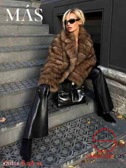Шуба женская из искусственного меха - Bruno фото 2