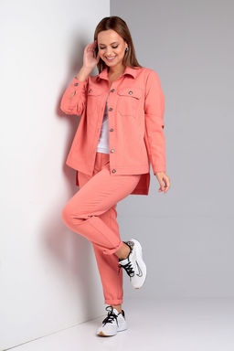 Костюм Liona Style 694 коралловый  фото 2