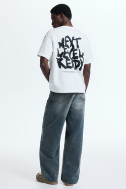 Camiseta con motivo estampado Loose Fit - H&m фото 27