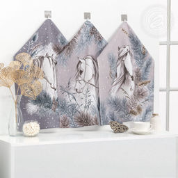 Набор полотенец из рогожки "Поэма" 45*60/3 шт. - 45*60 Полотенца из рогожки