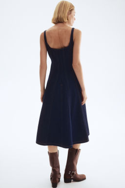 Vestido denim midi - H&m фото 7