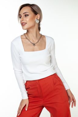 Блузка вискоза 4185/02/Белый - Rise фото 3