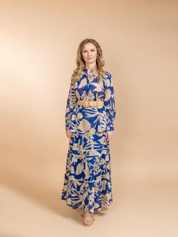 Костюм юбка и блузка (хлопок) №25-246-1 - Ганг фото 2