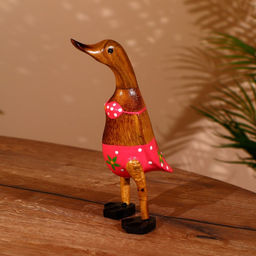Сувенир «Утка в купальнике», 25 см, дерево
