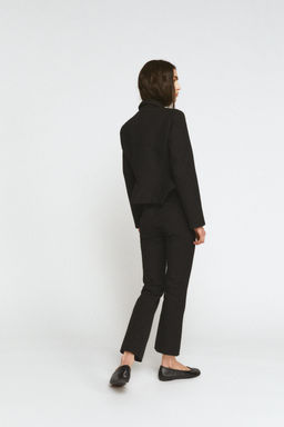 ZW COLLECTION SHORT BLAZER WITH TOPSTITCHING - Zara фото 14