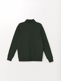 Dik Yaka Uzun Kollu Erkek Sweatshirt - Waikiki фото 2