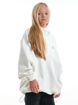 Худи оверсайз с капюшоном на молнии утепленное с карманом UD 8038 - Mini maxi фото 16