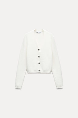 SOFT-TOUCH KNIT CARDIGAN - Zara фото 3