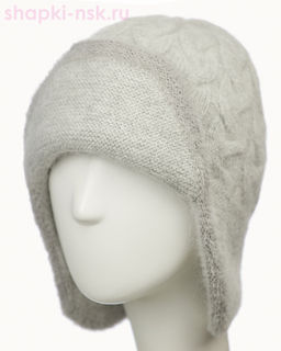 05012AgТ1 Коса травка Ушанка женская (54-58)