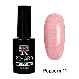 Rihard Gel Polish Popcorn 11 Гель-лак с шестигранниками, 10 мл