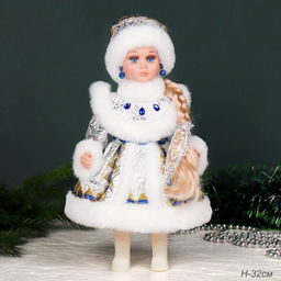 Фигурка Снегурочка 30 см +подарок / 21B35 /уп 36/