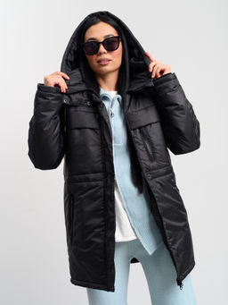 Женская зимняя парка "2025" черный