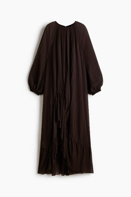 Maxivestido plisado