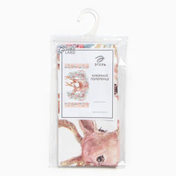 Полотенце Этель Pink magic 40х73 см, 100% хл, саржа 190 гр/м2  фото 2