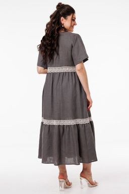 Платье ANELLI 55 пепельное кружево - Таиер фото 6