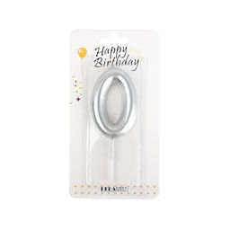 Свеча Цифра / KL-8 /уп 12/600/серебро (1) - Галеонтрейд фото 3