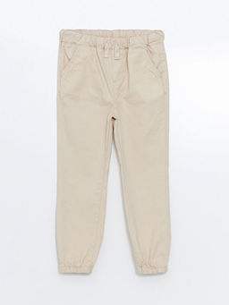 Beli Lastikli Bask?l? Erkek Bebek Jogger Pantolon