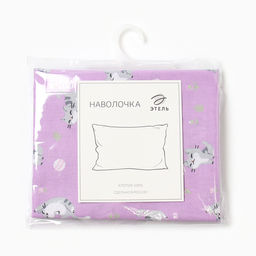 Наволочка Этель Funny cat 50х70 см, 100% хлопок, бязь  фото 4