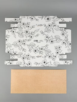 Цена за 5 шт. Коробка под 16 конфет и шоколад, кондитерская упаковка С любовью 28.5?18.5?3 см