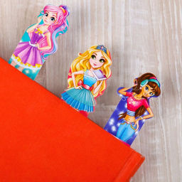 Закладки фигурные, картонные 5 шт. Для умниц!