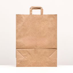 Цена за 20 шт. Пакет крафт без печати, плоская ручка 35 х 15 х 45 см - Simaland фото 3