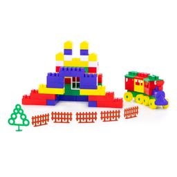 Конструктор Строитель (129 элементов) (в пакете) - Полесье фото 2