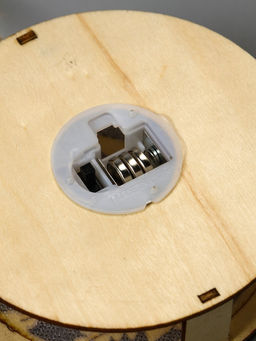 Ёлочная игрушка Шар с оленёнком, 10х10х3 см, от батареек, свечение тёплое белое - Luazon lighting фото 5