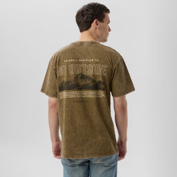 Футболка мужская MIST «Горы», зеленый, р-р M