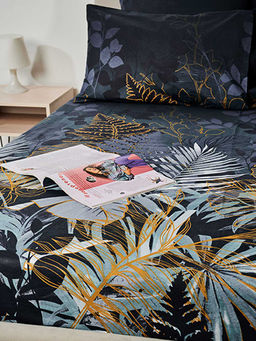 Пододеяльник бязь без молнии - Ночные тропики 180х215