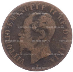 2 чентезимо 1861 года М Италия