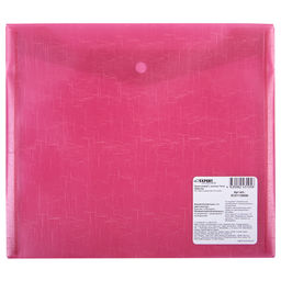 Expert Complete Trend ICEberries Папка-конверт для тетрадей с кнопкой A5+ 180 мкм лён 20 шт. брусника ЕС211120050