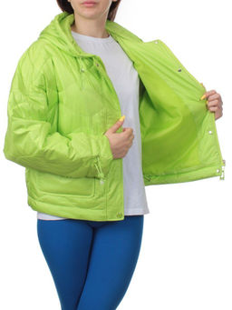23-022 LT. GREEN Куртка оверсайз демисезонная женская (синтепон 100 гр.) - Fashion фото 7