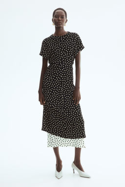 Vestido en punto con textura - H&m фото 7