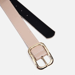 Ремень женский, ширина 3,3 см, пряжка металл, цвет бежевый - Simaland фото 2
