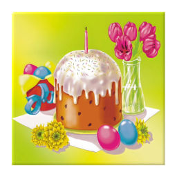 Подставка под горячее 14*14см "Пасха МТ18-14