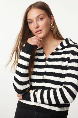 TRENDYOLMILLA Ekru Devrik Yaka Detayl? Triko H?rka TWOAW25HI00232 фото 2