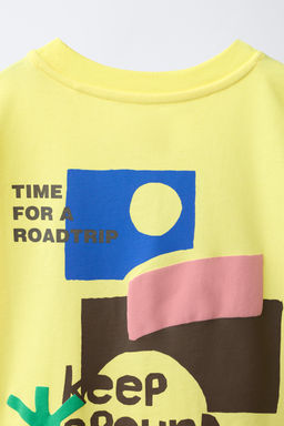 CAMISETA ESTAMPADO / Amarillo - Zara фото 4