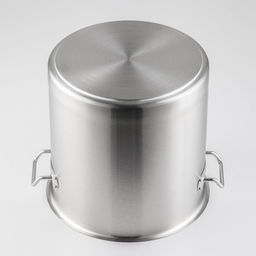 Кастрюля Hanna Knövell HoReCa, 20 л, толщина 0.8 мм, 201 сталь, с крышкой, с теплораспределительным слоем, индукция, нержавеющая сталь