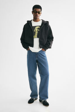 Camiseta boxy estampada en algod?n Relaxed Fit - H&m фото 6