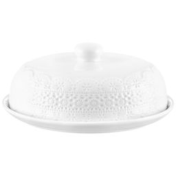 Блинница 23*23*9,5 см "Кружево" фарфор