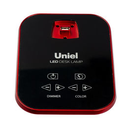 TLD-515 Red/9W/Светильник настольный/LED/900Lm/6 режимов в диапазоне 2700-6400K/С диммером/Цвет-красный