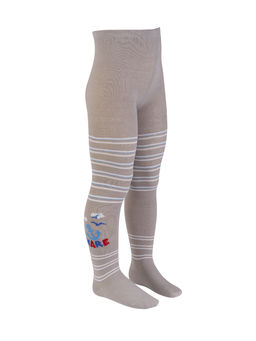 (Omsa) Collant 13P64-1 с рисунком (кораблик/якорь)
