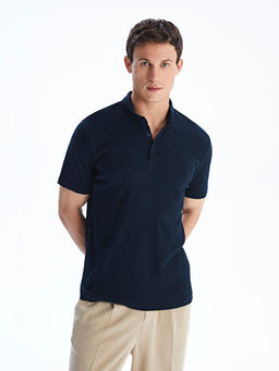 Polo Yaka Penye Erkek Ti??rt