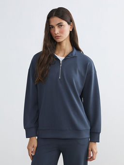 Dik Yaka Kad?n Sweatshirt