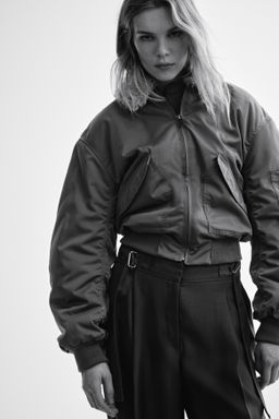 Pantal?n amplio con cintur?n - H&m фото 8