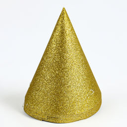 Колпак на день рождения «Блеск», набор 6 шт., золотой