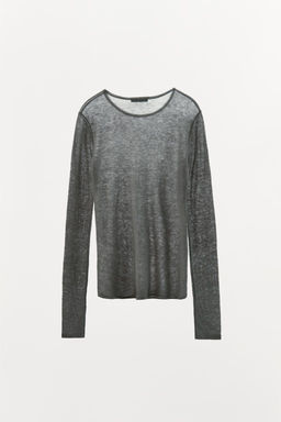 100% WOOL T-SHIRT - Zara фото 14
