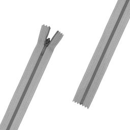 Молния Спираль н/р потайная т.3 Gamma G010S 50 см на сетчатой тесьме потайная пластик 10 шт