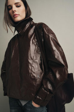 SHINY JACKET ZW COLLECTION - Zara фото 5